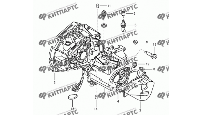 Картеры кпп Dong Feng S30