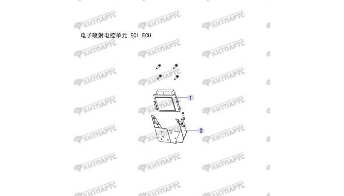 Блок управления двигателем (турбодизель 2,8TC) Great Wall Hover