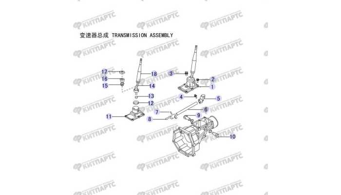 Механизм переключения передач Great Wall Wingle