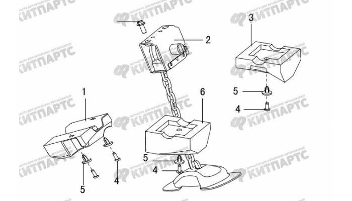 Лифт запасного колеса Great Wall Hover H3