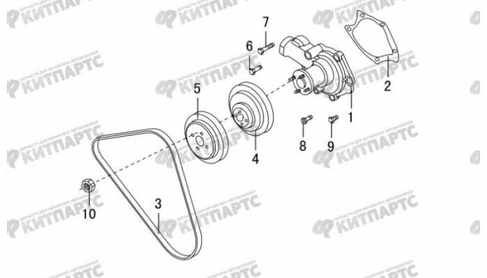 Насос водяной Great Wall DW Hower H3