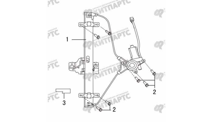 Стеклоподъемник передней двери Great Wall Hover H5