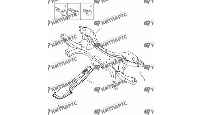 Подрамник Geely Emgrand (EC7)